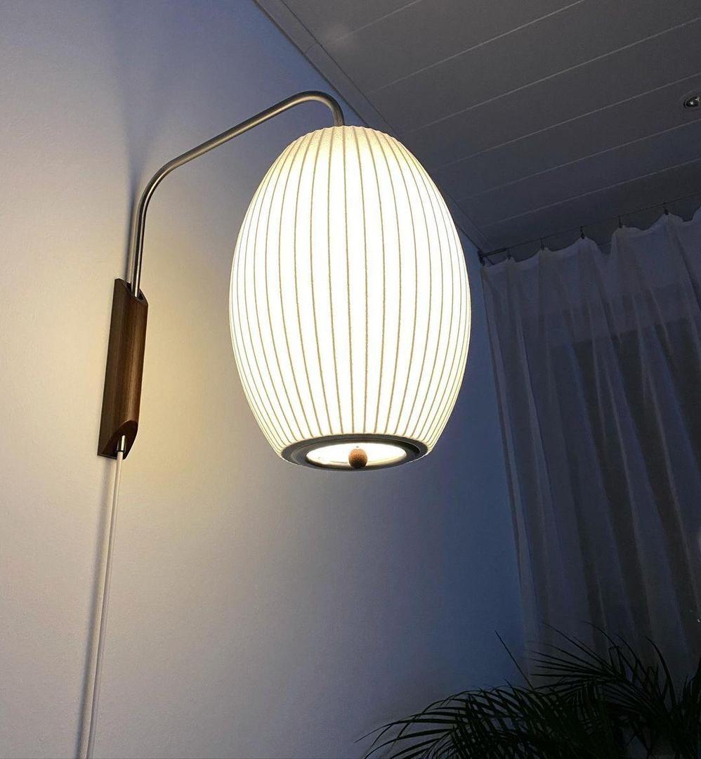 Plisowana Lampa Ścienna Mid Century Modern – widok produktu 7 | Nuvira Home