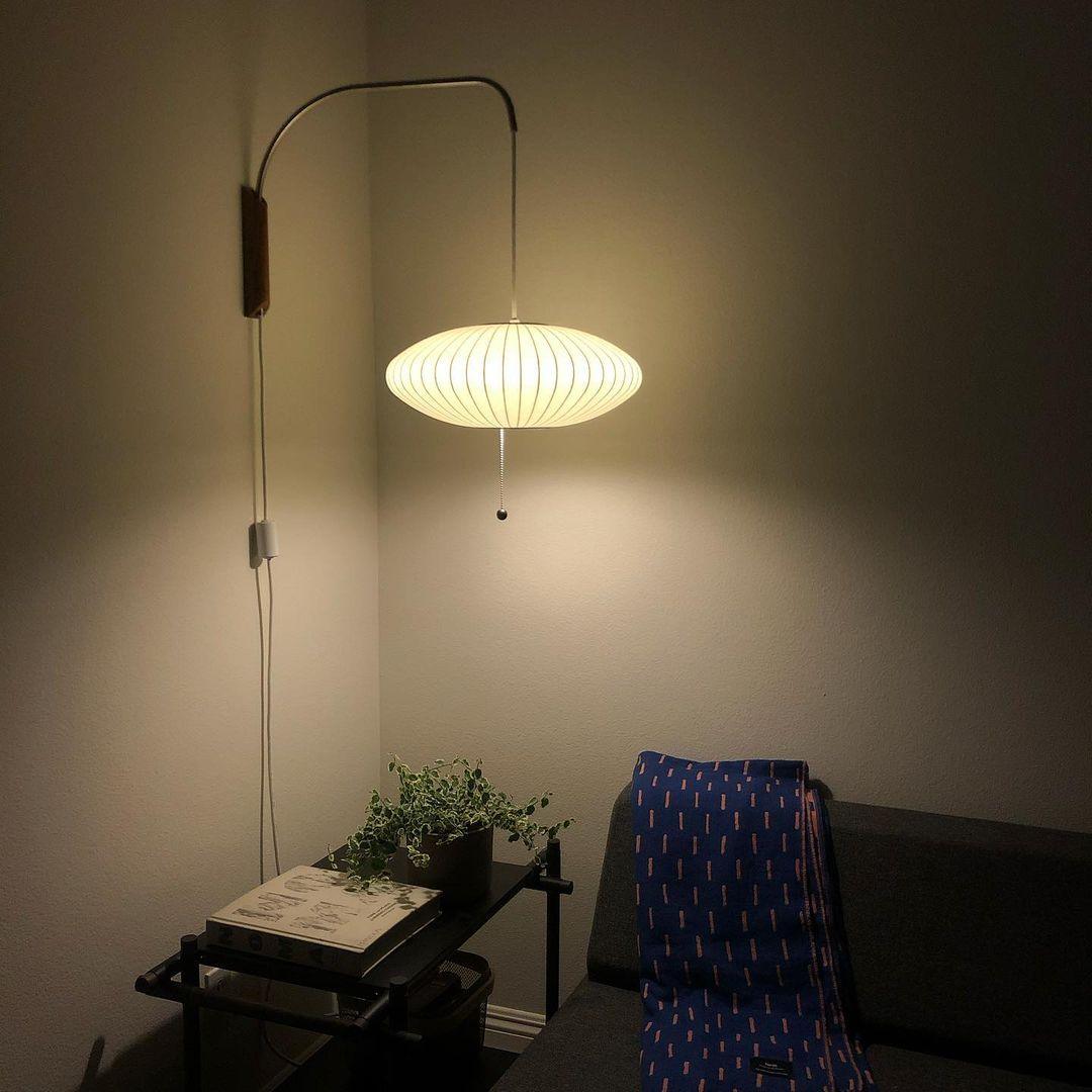 Plisowana Lampa Ścienna Mid Century Modern – widok produktu 11 | Nuvira Home