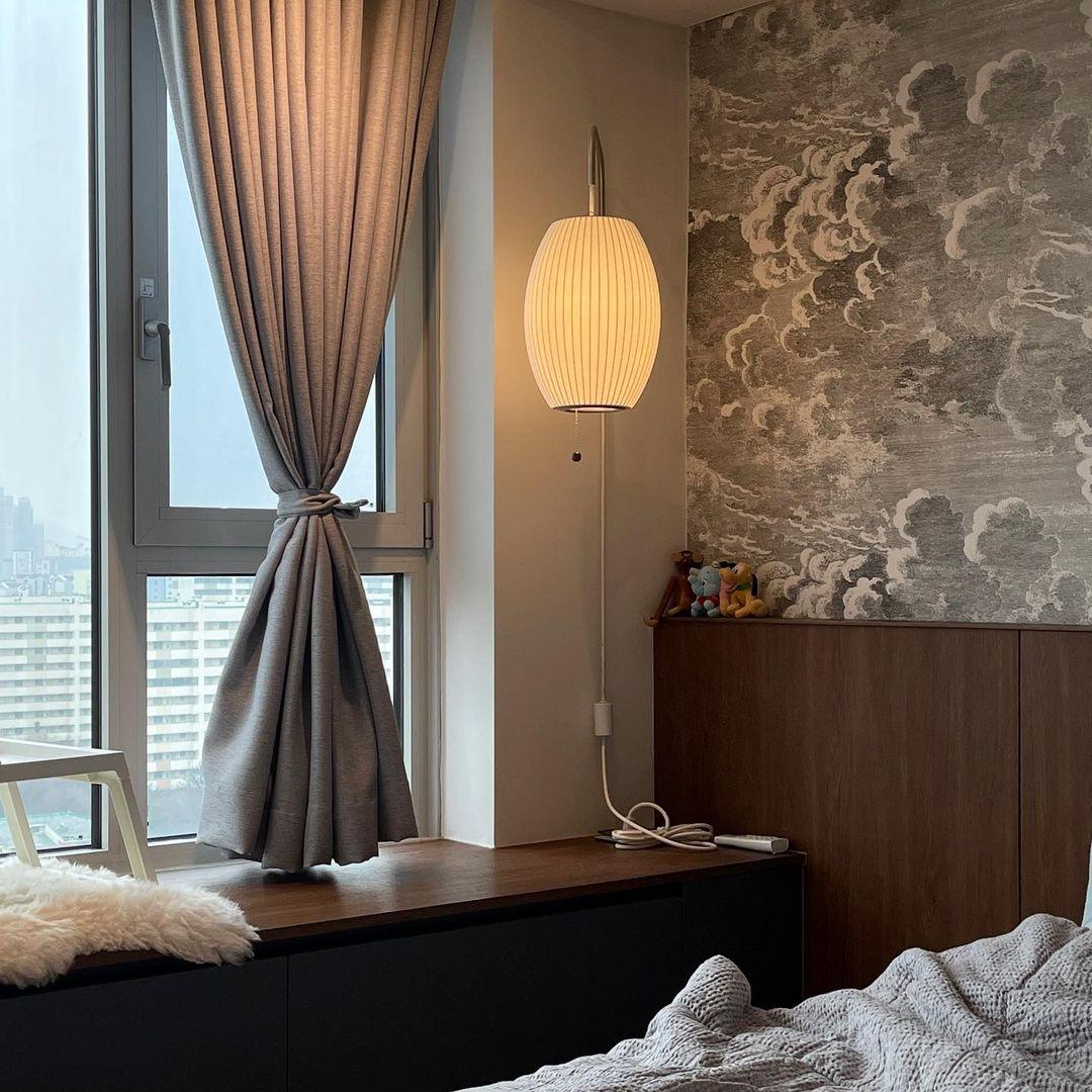 Plisowana Lampa Ścienna Mid Century Modern – widok produktu 13 | Nuvira Home