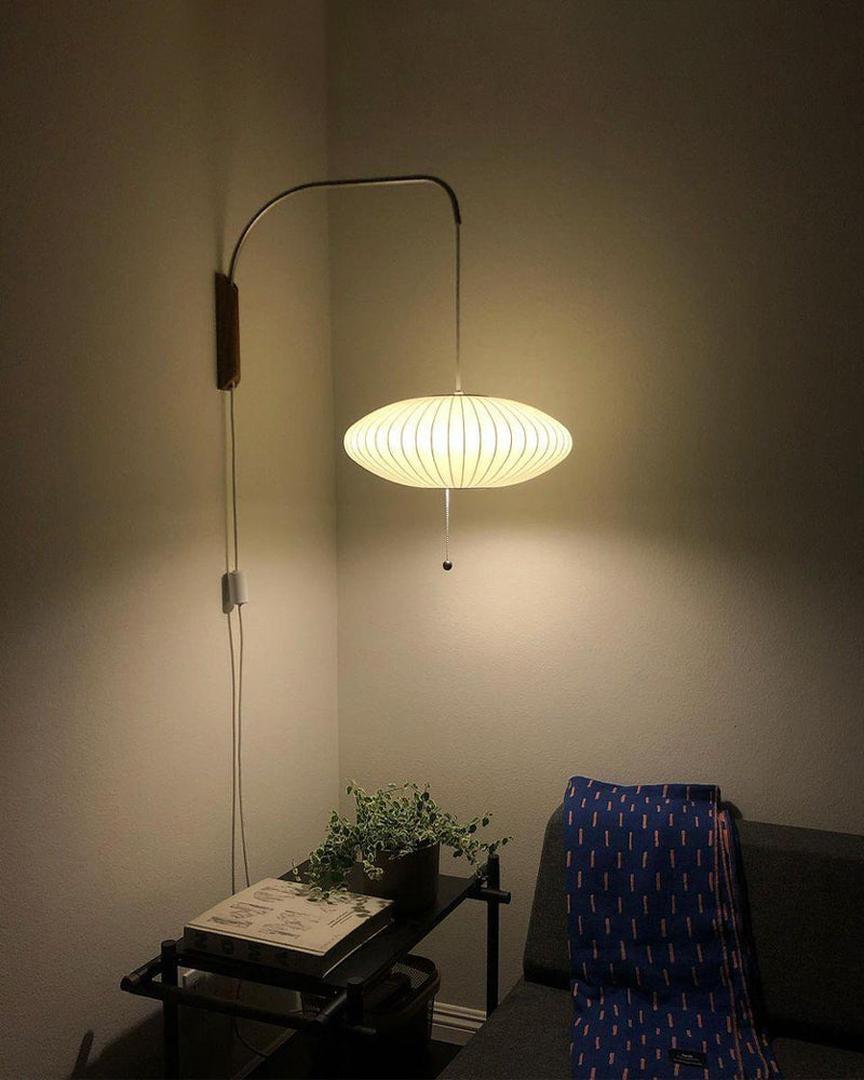 Plisowana Lampa Ścienna Mid Century Modern – widok produktu 16 | Nuvira Home