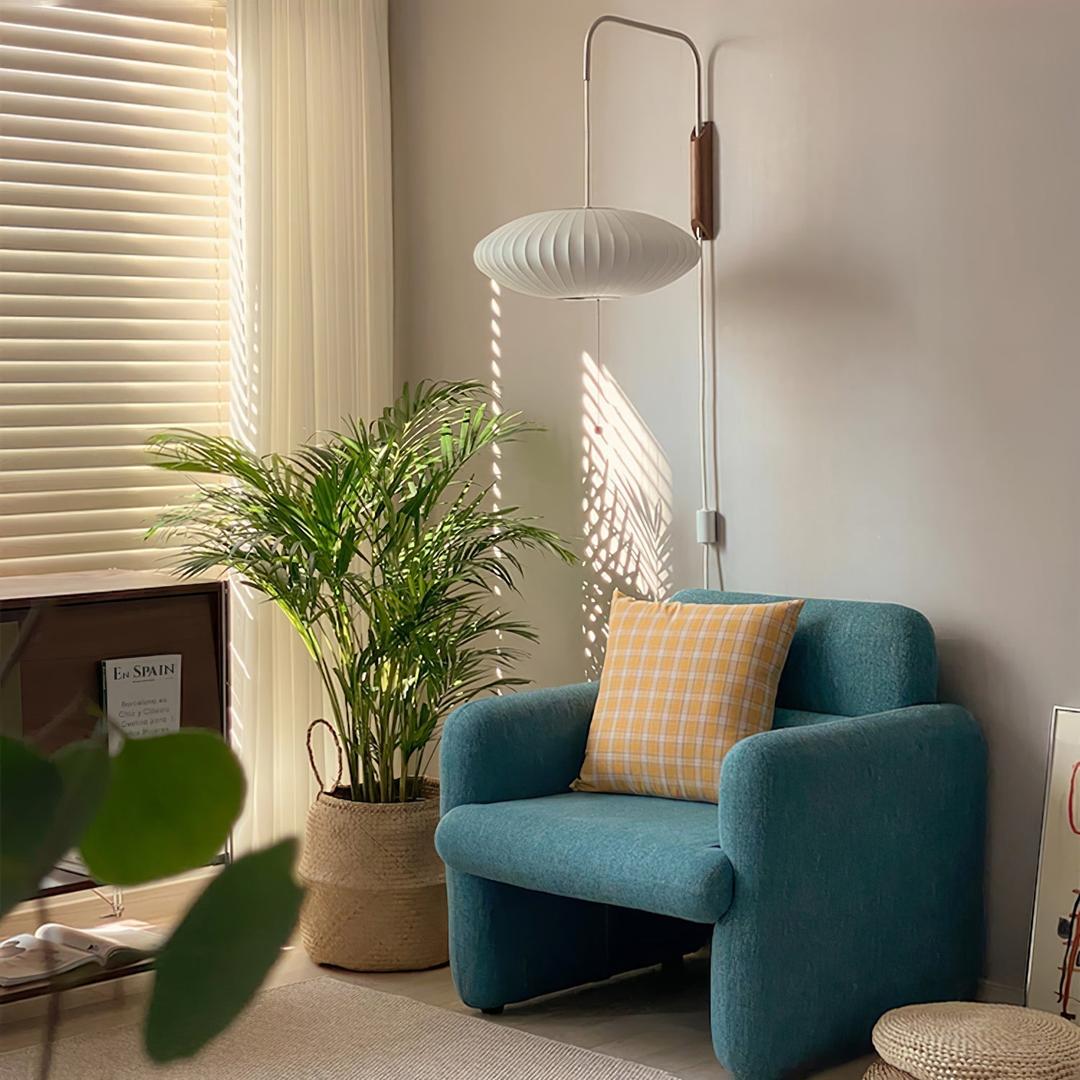 Plisowana Lampa Ścienna Mid Century Modern – widok produktu 17 | Nuvira Home