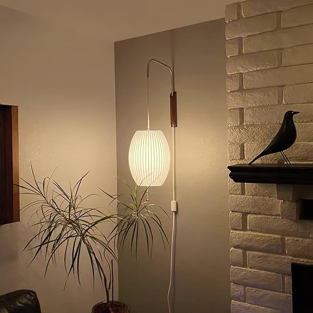 Plisowana Lampa Ścienna Mid Century Modern – widok produktu 19 | Nuvira Home