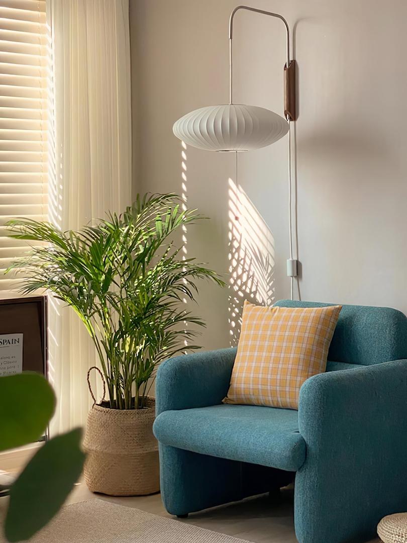 Plisowana Lampa Ścienna Mid Century Modern – widok produktu 20 | Nuvira Home