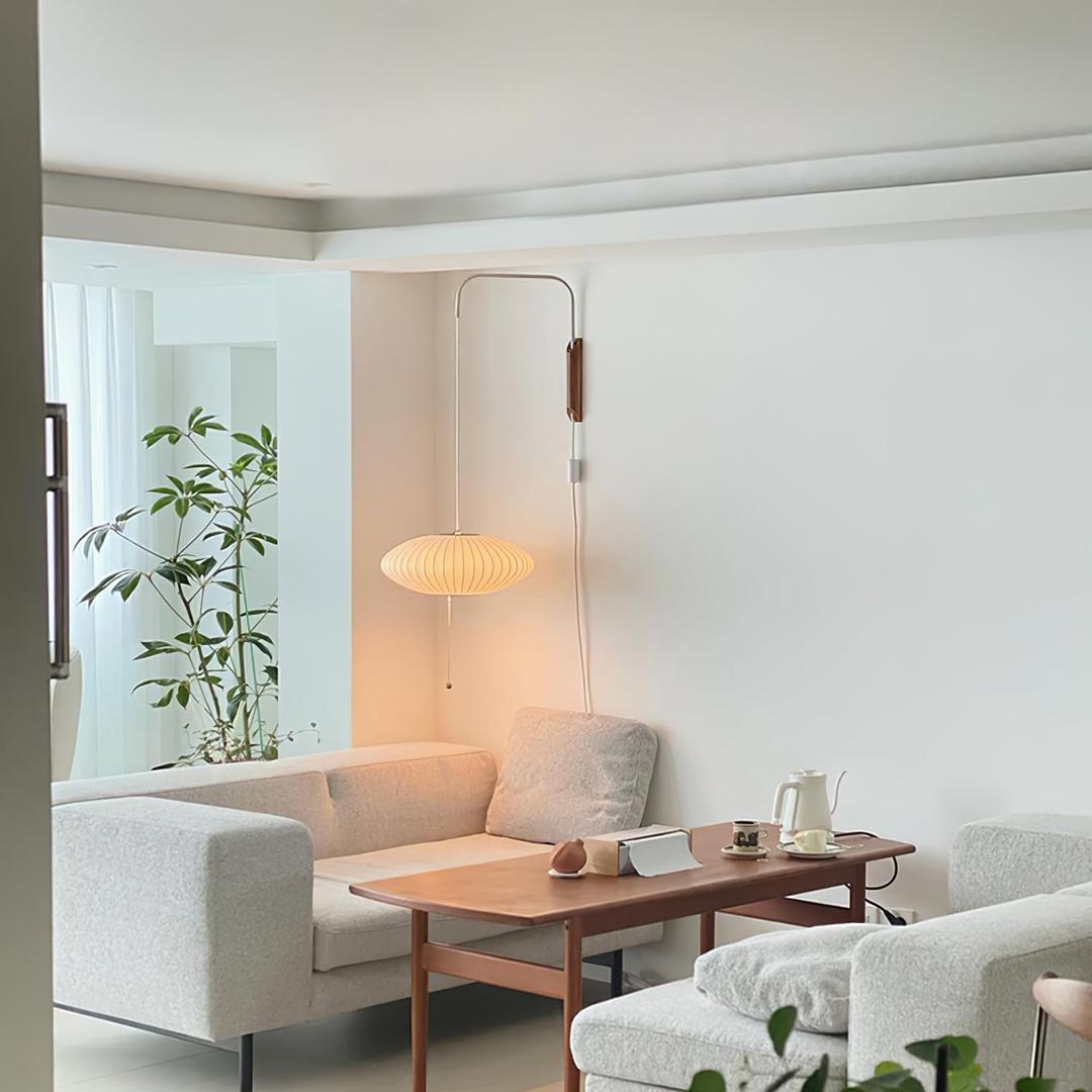 Plisowana Lampa Ścienna Mid Century Modern – widok produktu 23 | Nuvira Home