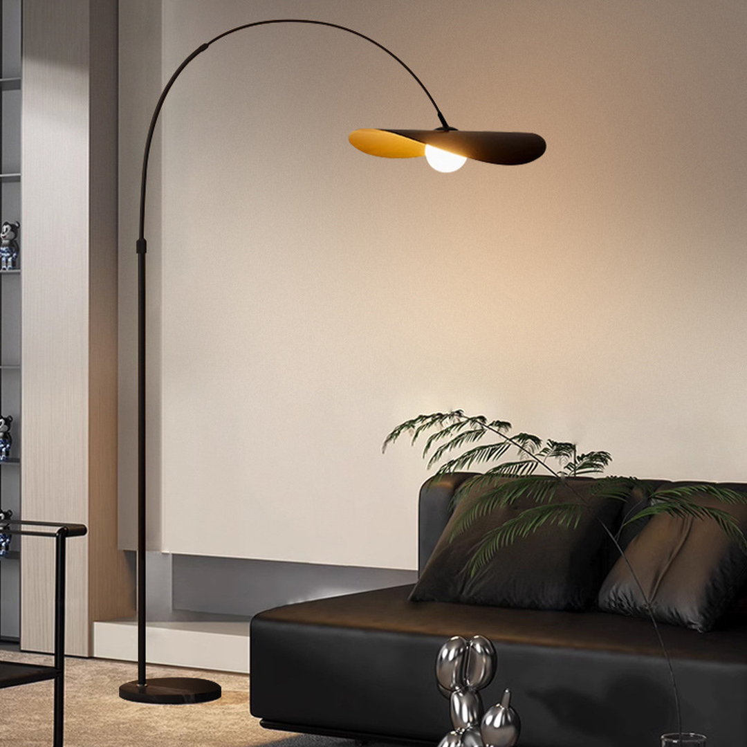 Podłogowa Lampa Łukowa Wabi Sabi O Minimalistycznej Estetyce – widok produktu 3 | Nuvira Home