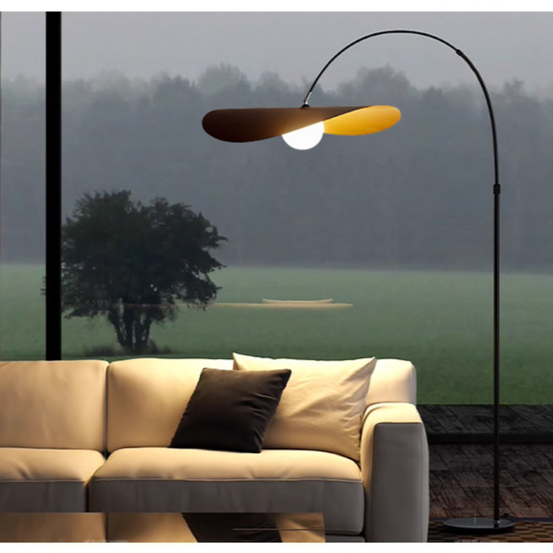 Podłogowa Lampa Łukowa Wabi Sabi O Minimalistycznej Estetyce – widok produktu 4 | Nuvira Home
