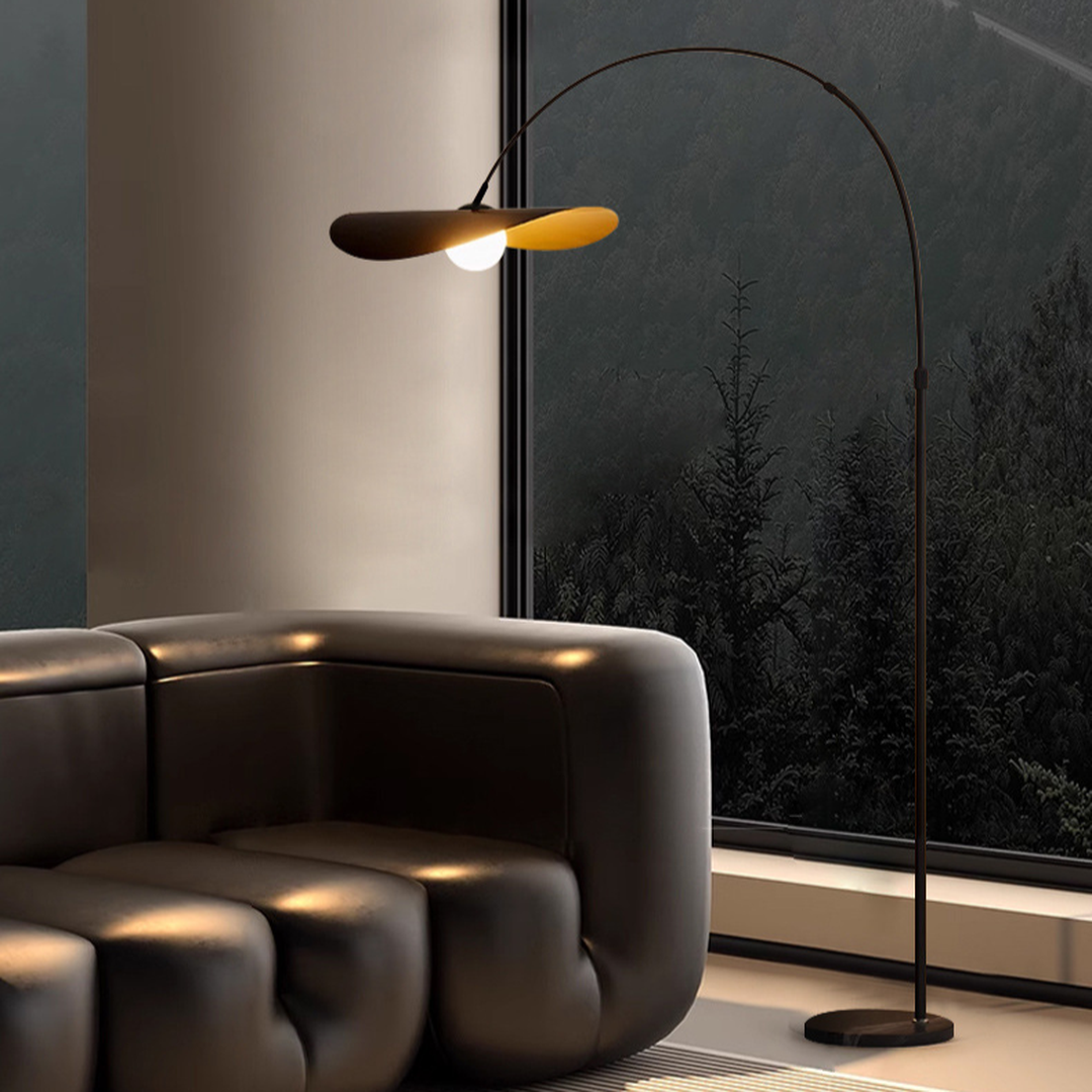 Podłogowa Lampa Łukowa Wabi Sabi O Minimalistycznej Estetyce – widok produktu 6 | Nuvira Home