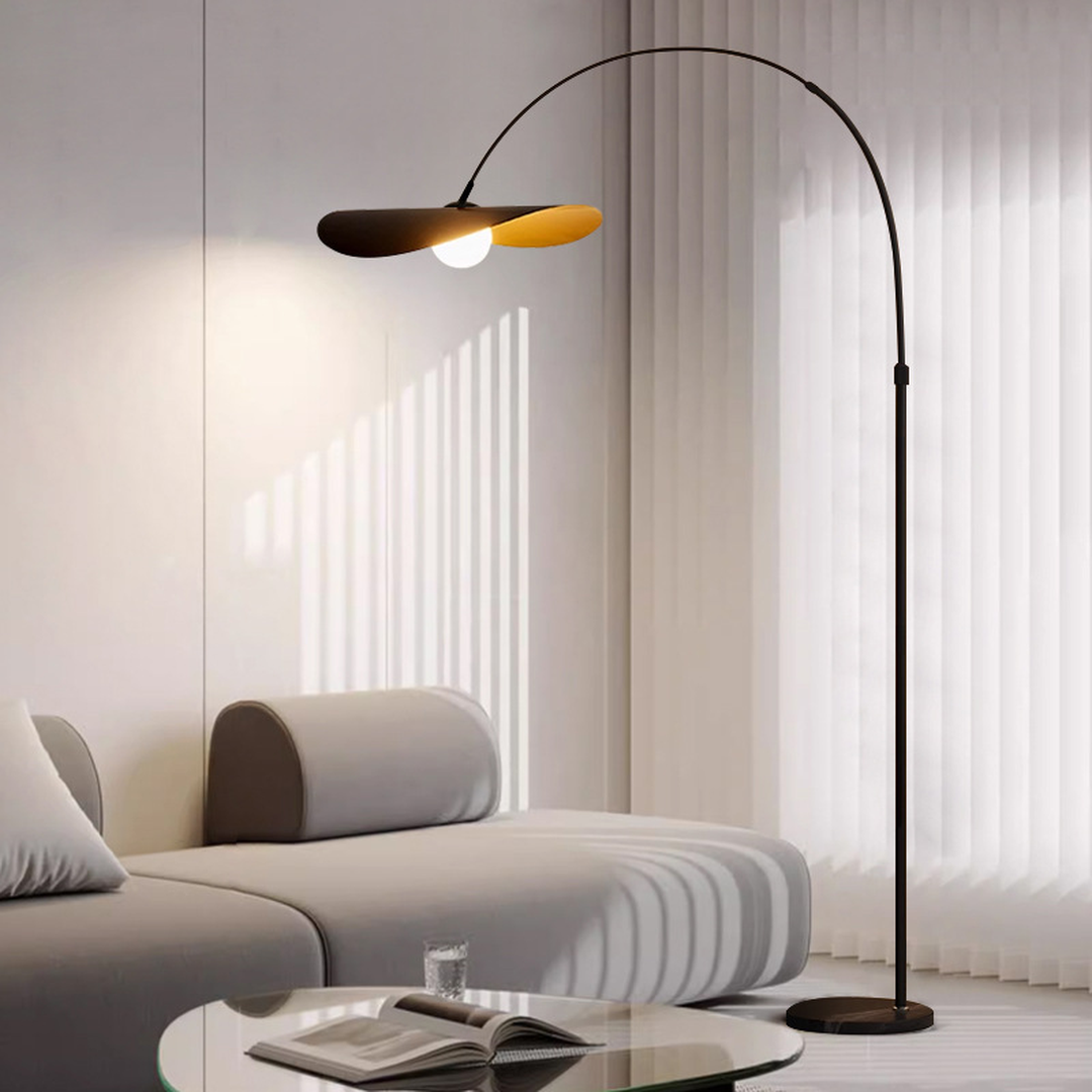 Podłogowa Lampa Łukowa Wabi Sabi O Minimalistycznej Estetyce – widok produktu 7 | Nuvira Home