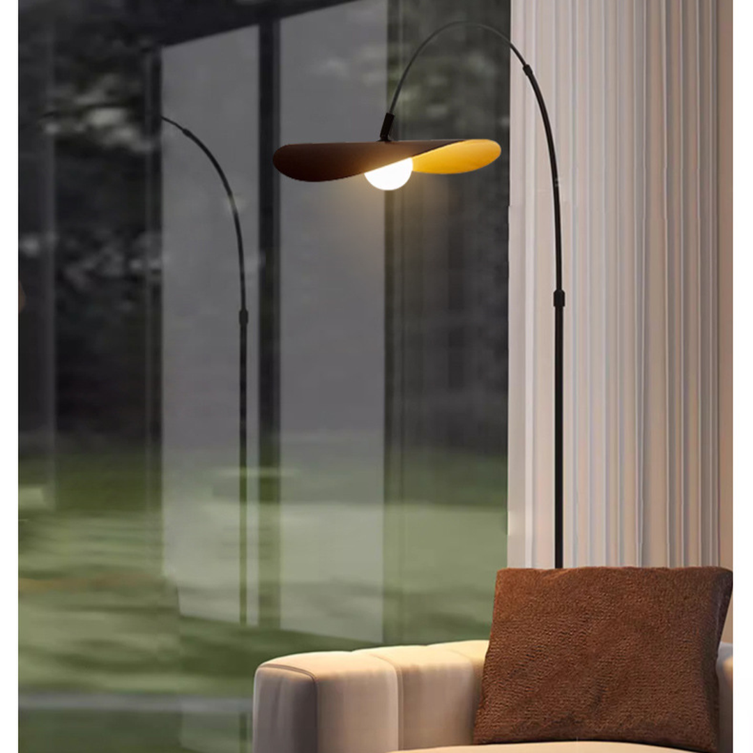 Podłogowa Lampa Łukowa Wabi Sabi O Minimalistycznej Estetyce – widok produktu 12 | Nuvira Home