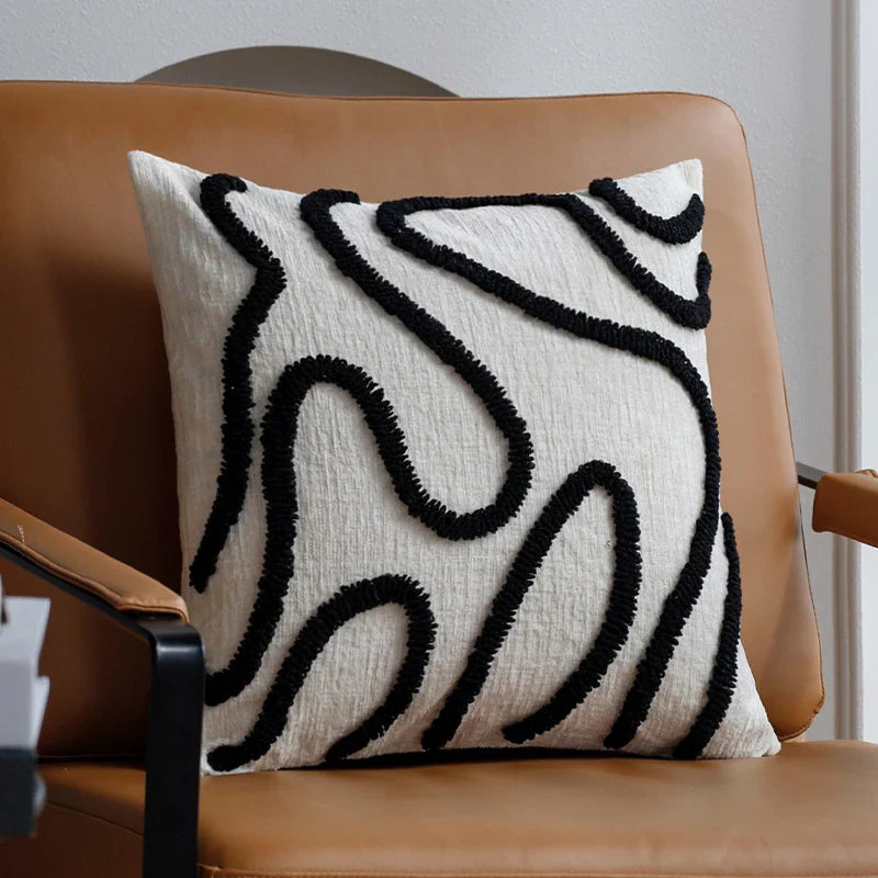 Poszewka na Poduszkę Boho z Szenili 45x45 cm – widok produktu 7 | Nuvira Home