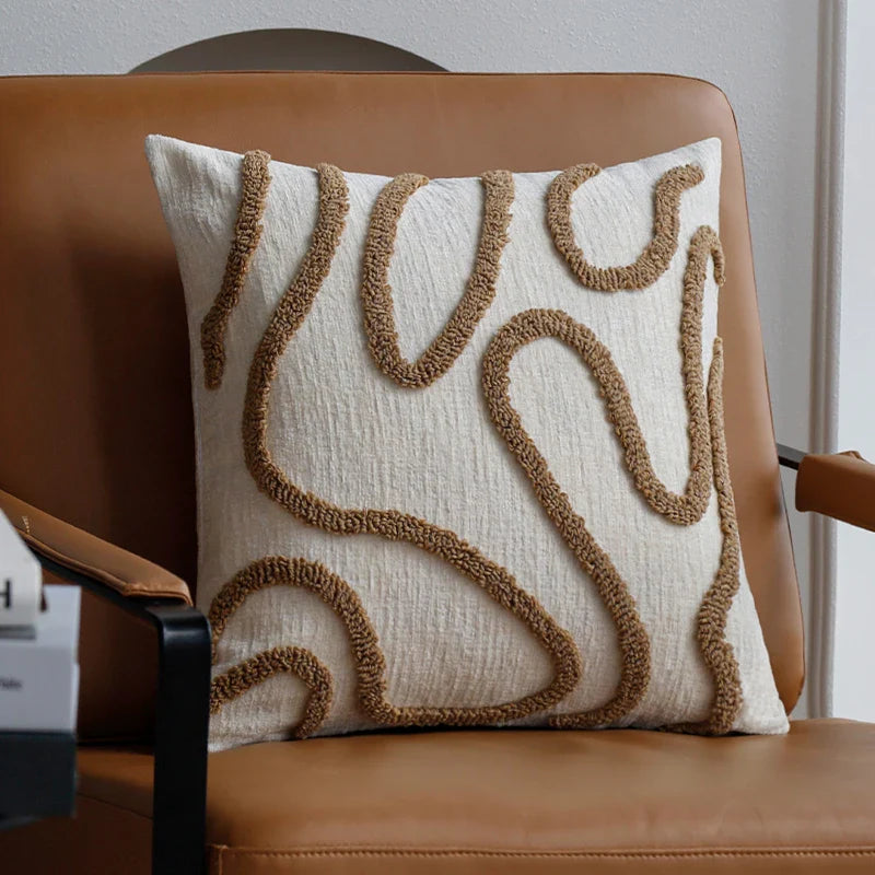 Poszewka na Poduszkę Boho z Szenili 45x45 cm – widok produktu 8 | Nuvira Home
