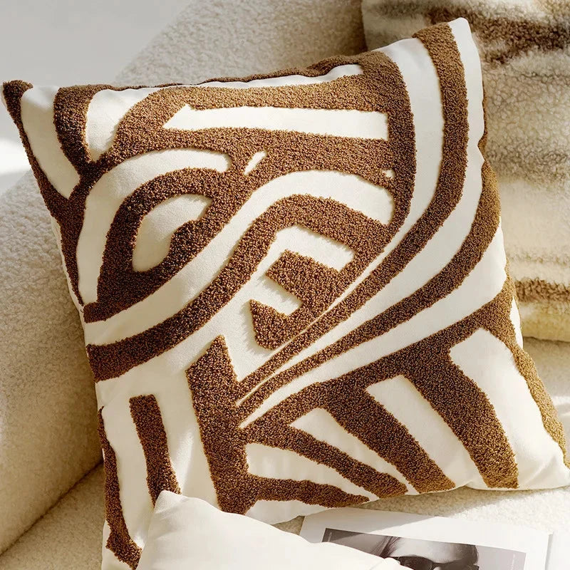 Poszewka na Poduszkę Boho z Teksturowanym Wzorem 45x45 cm – widok produktu 2 | Nuvira Home