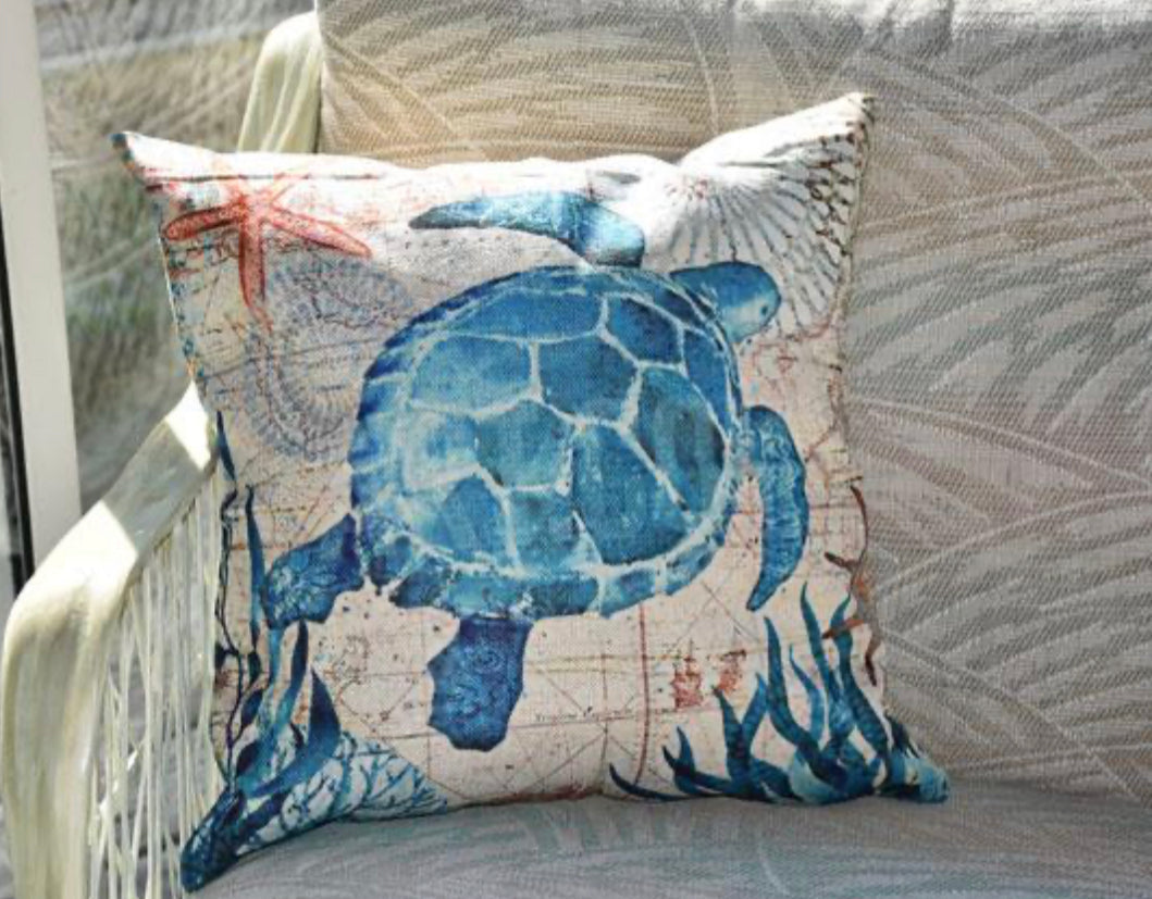 Poszewka na Poduszkę z Motywem Morskim 45x45 cm – widok produktu 3 | Nuvira Home