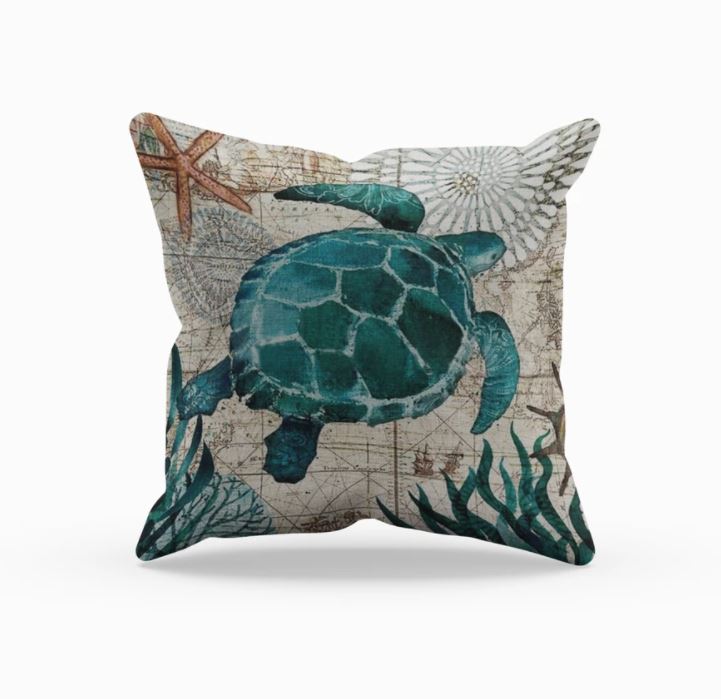 Poszewka na Poduszkę z Motywem Morskim 45x45 cm – widok produktu 6 | Nuvira Home