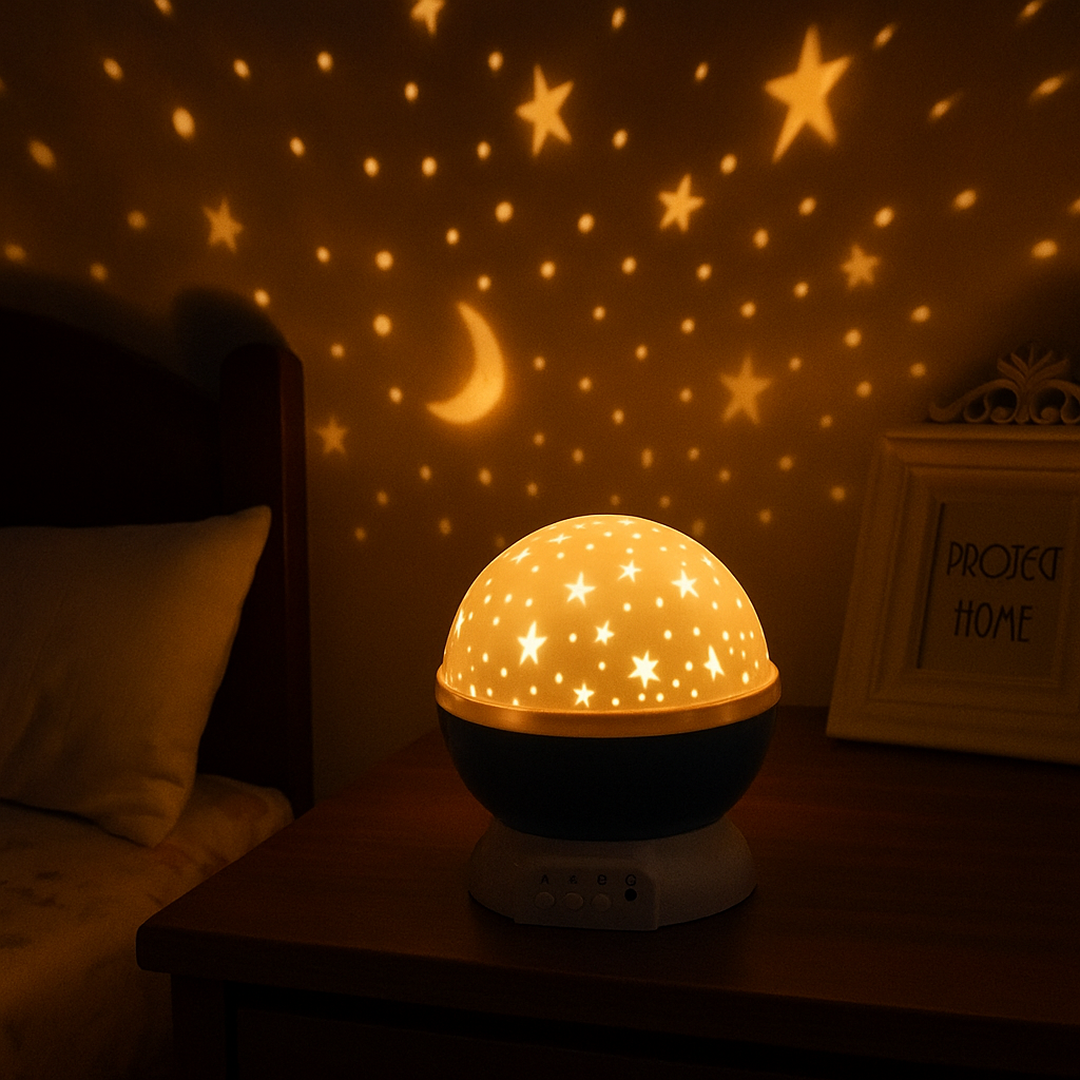 Projektor Gwiazd Lampka Nocna – Projektor Światła LED – widok produktu 2 | Nuvira Home