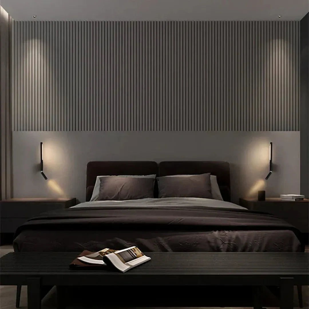 Przytulna Lampa Ścienna Led – Nastrój Sypialni – widok produktu 4 | Nuvira Home
