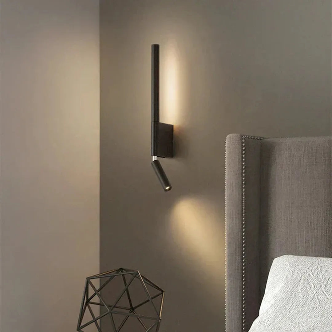 Przytulna Lampa Ścienna Led – Nastrój Sypialni – widok produktu 5 | Nuvira Home