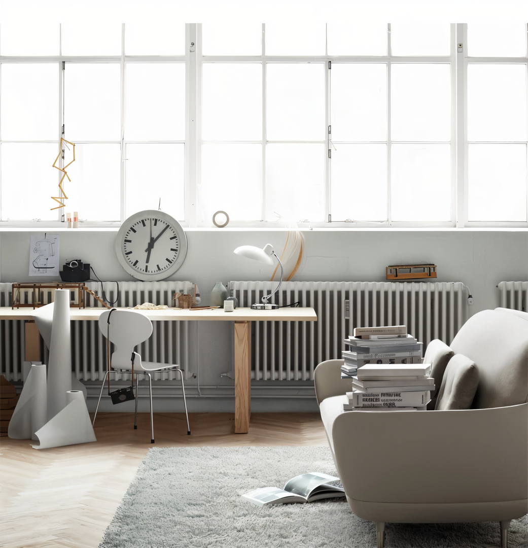 Regulowana Lampa Stołowa – Żelazny Klosz Vintage – widok produktu 7 | Nuvira Home