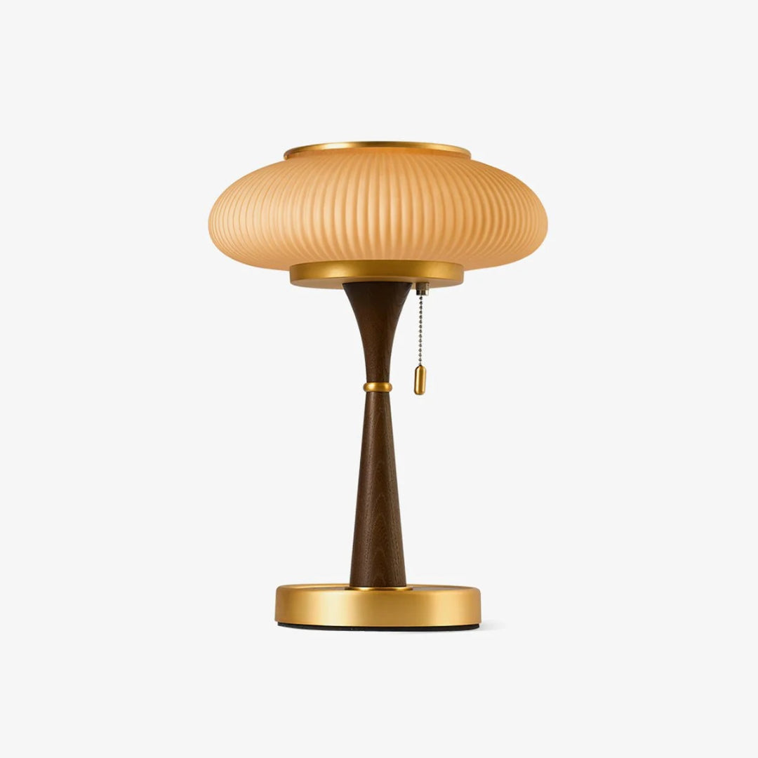 Retro drewniana lampa stołowa – widok produktu 19 | Nuvira Home