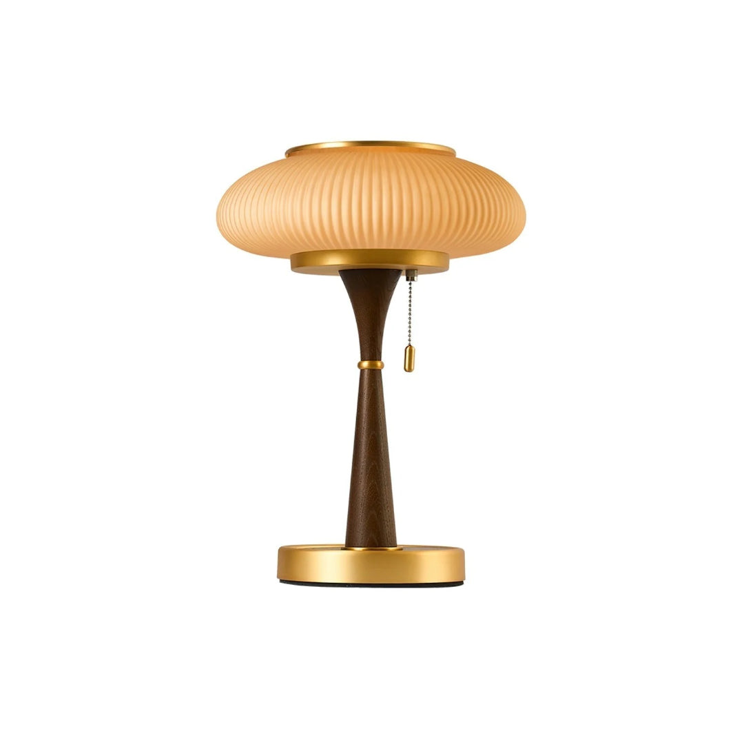 Retro drewniana lampa stołowa – widok produktu 20 | Nuvira Home