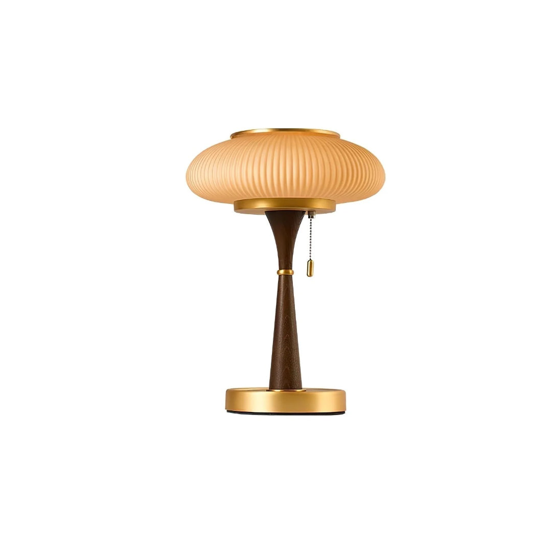 Retro drewniana lampa stołowa – widok produktu 21 | Nuvira Home