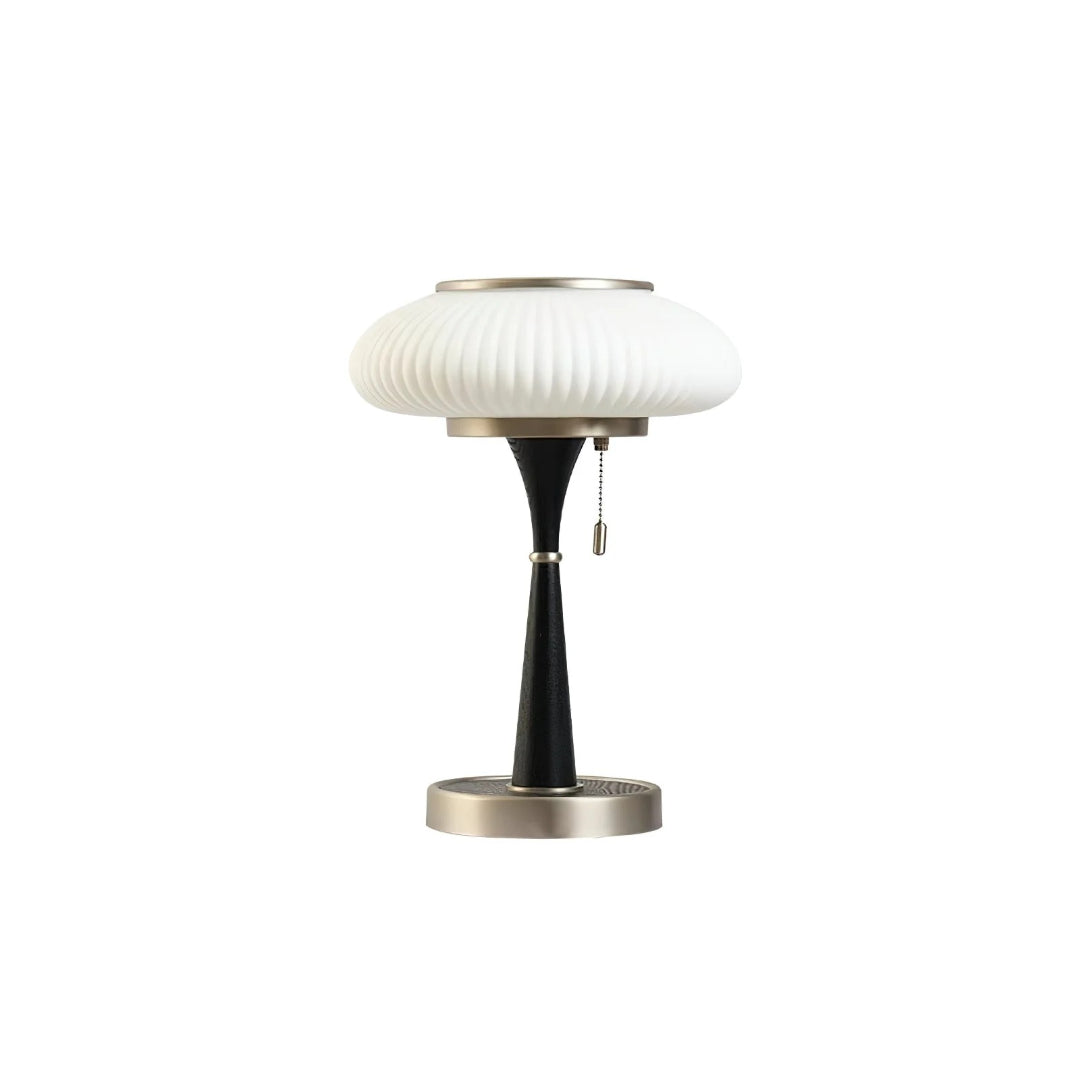 Retro drewniana lampa stołowa – widok produktu 22 | Nuvira Home