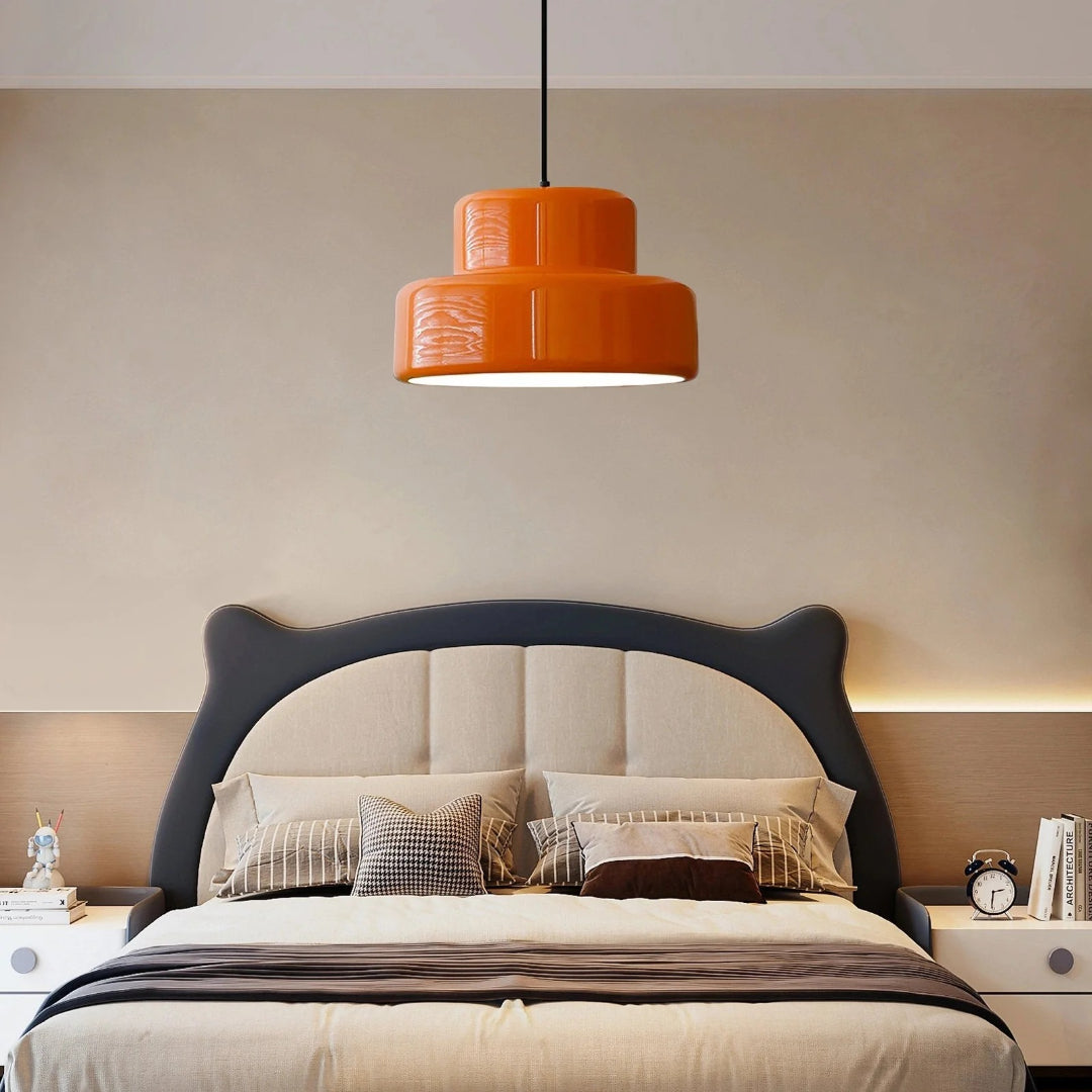Retro okrągła lampa wisząca – widok produktu 1 | Nuvira Home