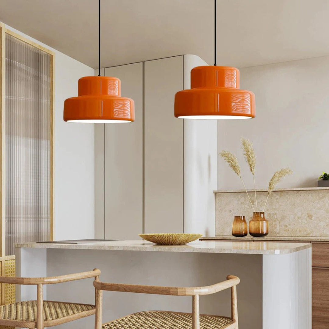 Retro okrągła lampa wisząca – widok produktu 3 | Nuvira Home