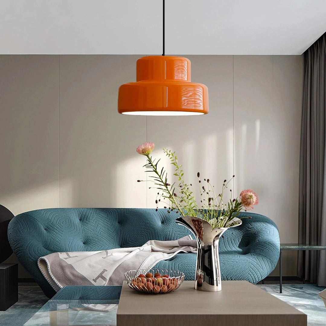 Retro okrągła lampa wisząca – widok produktu 4 | Nuvira Home