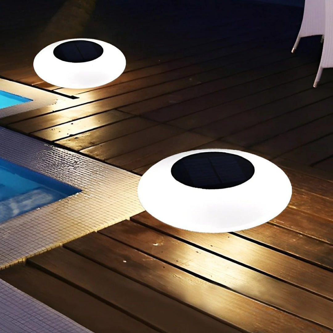 RGB solarny pływający basenowy LED – widok produktu 4 | Nuvira Home
