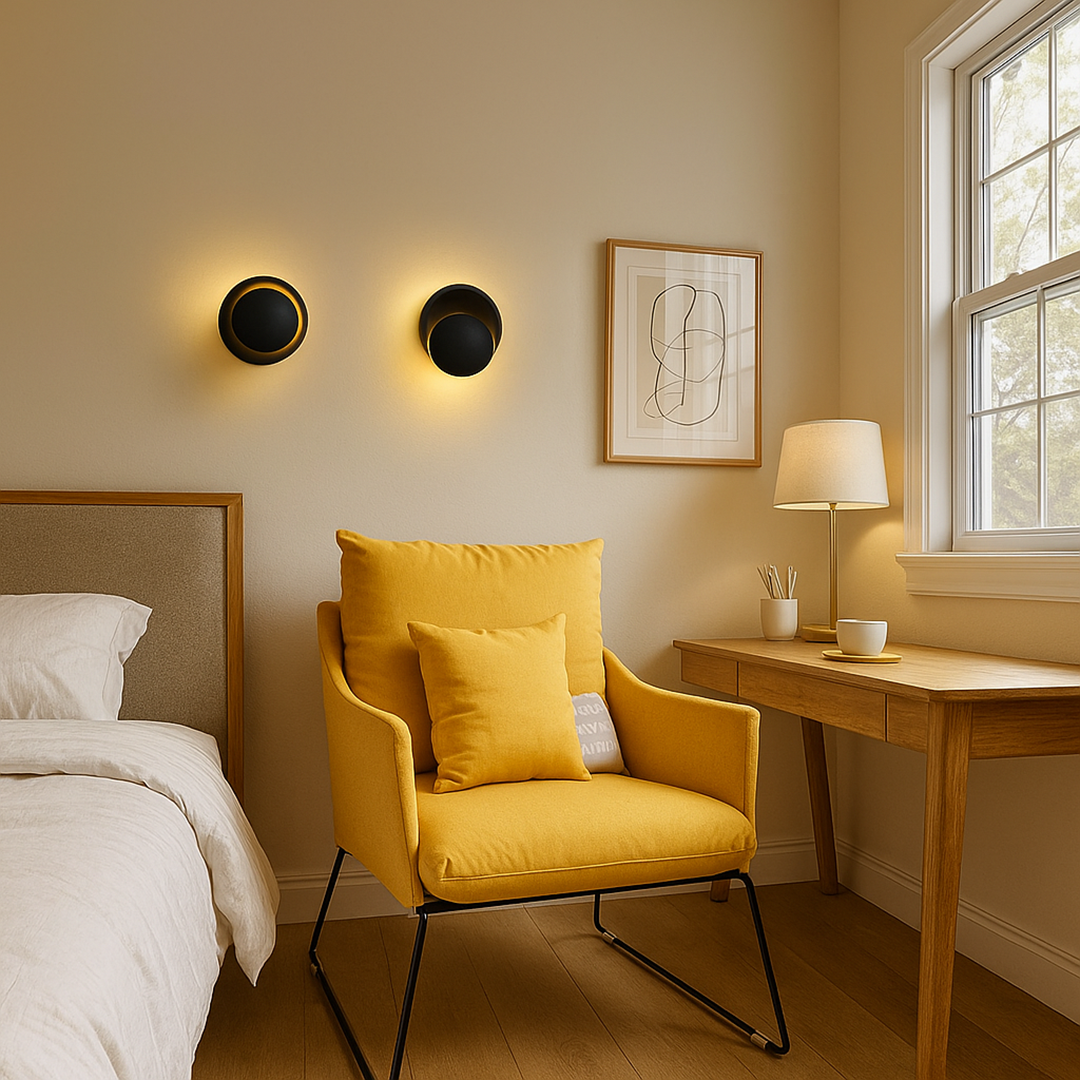 Rzeźbiarska Lampa Ścienna – Do Salonu – widok produktu 2 | Nuvira Home