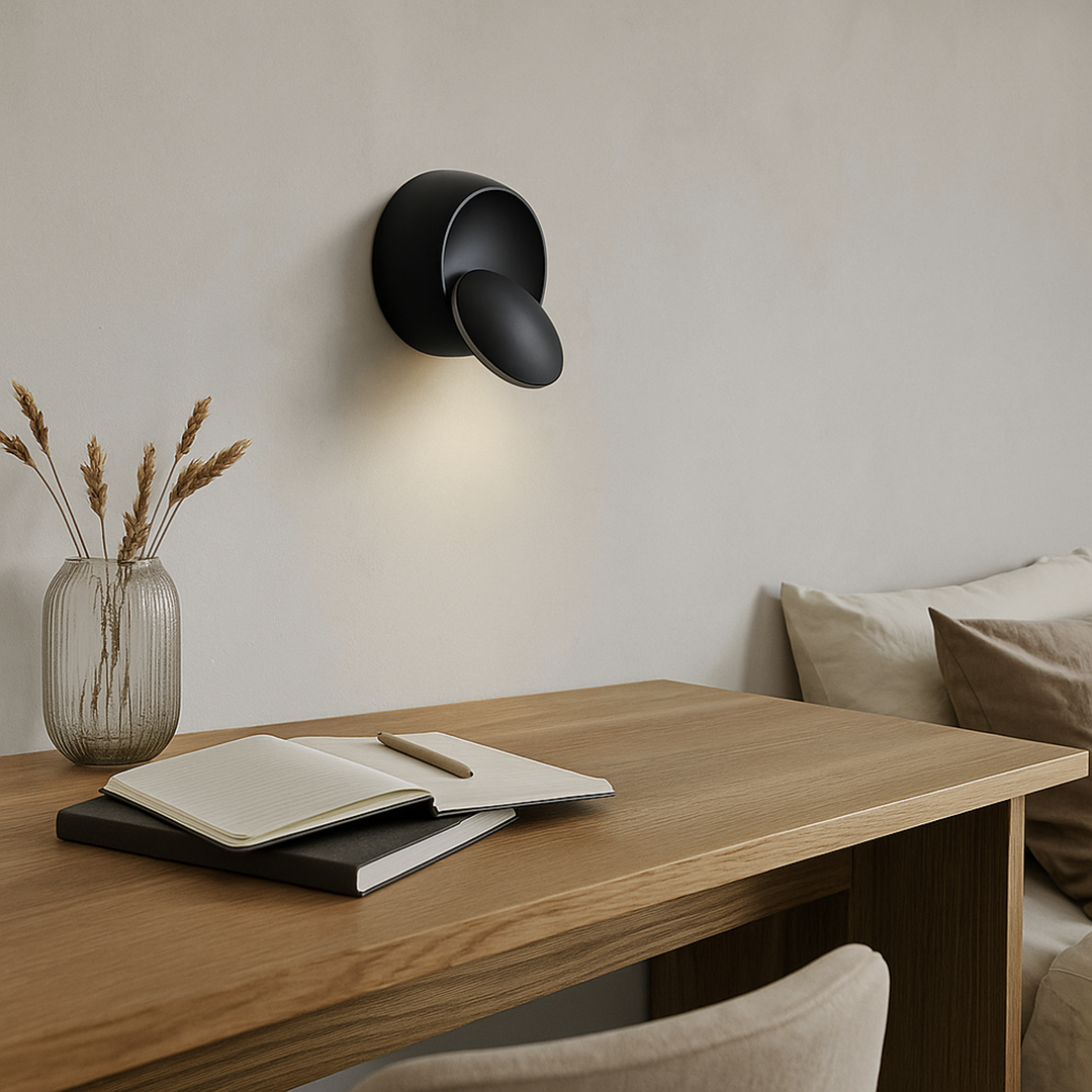 Rzeźbiarska Lampa Ścienna – Do Salonu – widok produktu 5 | Nuvira Home