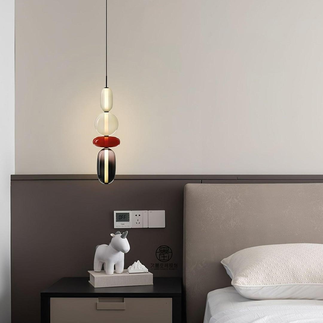 Rzeźbiarska Lampa Wisząca Ze Szkła Do Nowoczesnych Wnętrz – widok produktu 13 | Nuvira Home