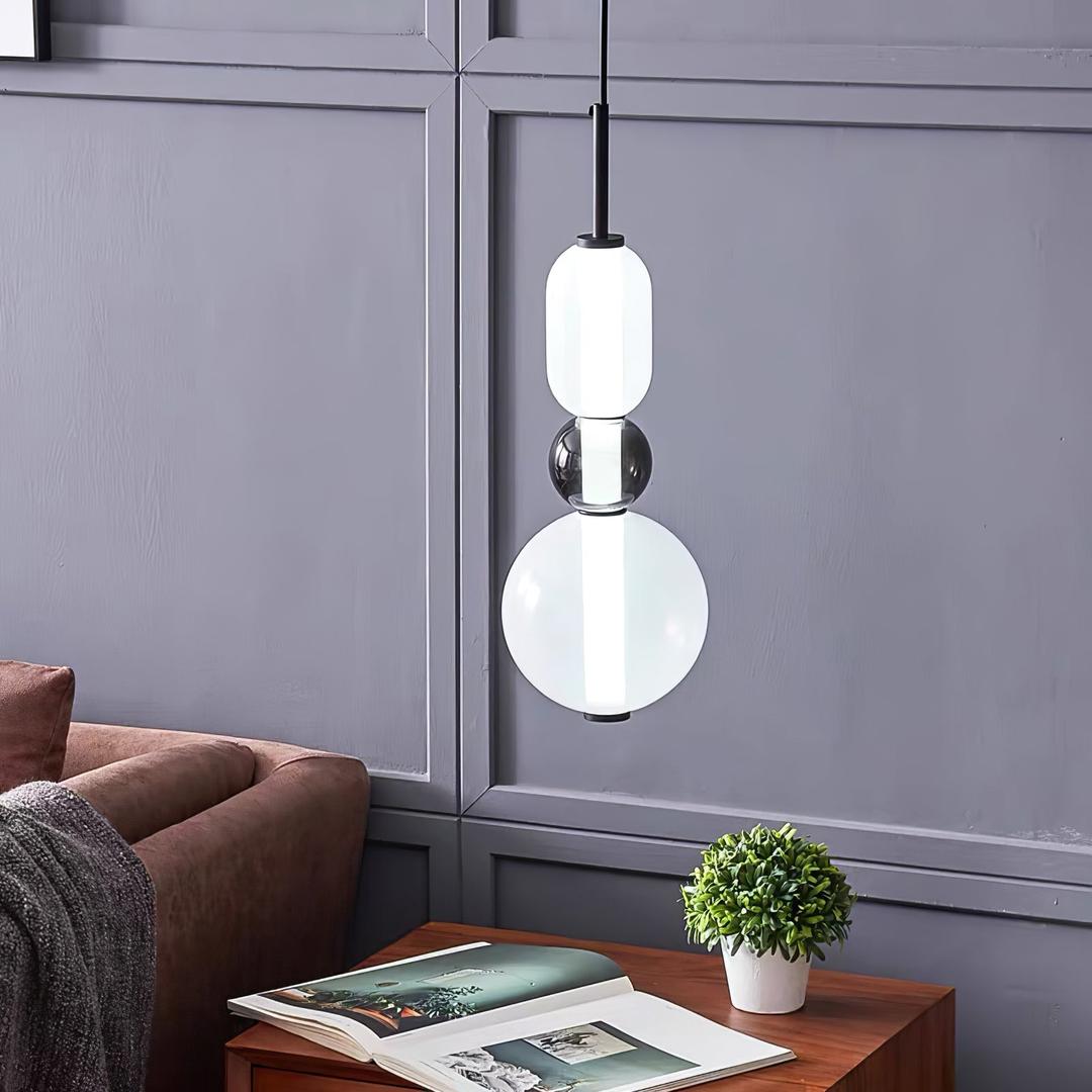 Rzeźbiarska Lampa Wisząca Ze Szkła Do Nowoczesnych Wnętrz – widok produktu 24 | Nuvira Home
