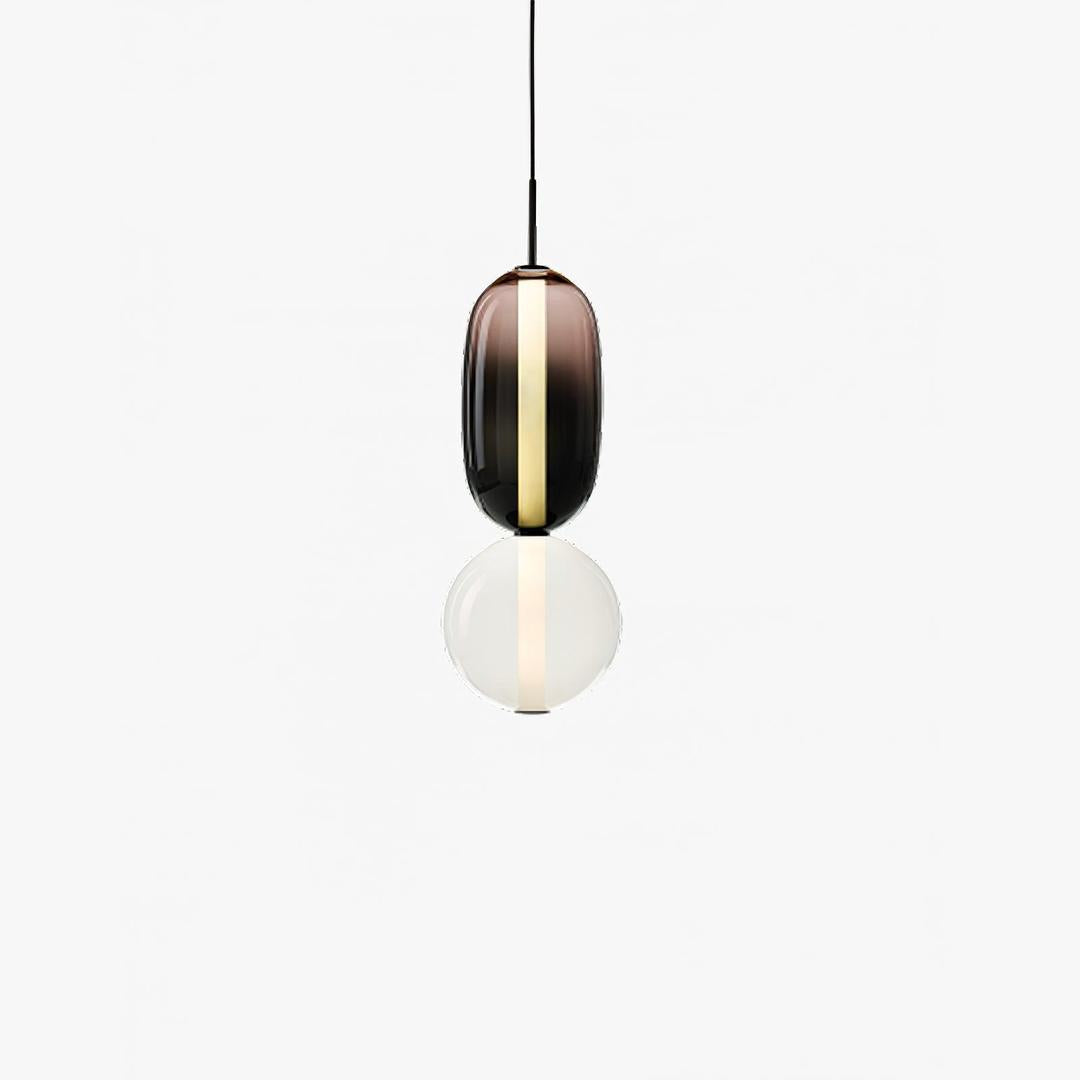 Rzeźbiarska Lampa Wisząca Ze Szkła Do Nowoczesnych Wnętrz – widok produktu 43 | Nuvira Home