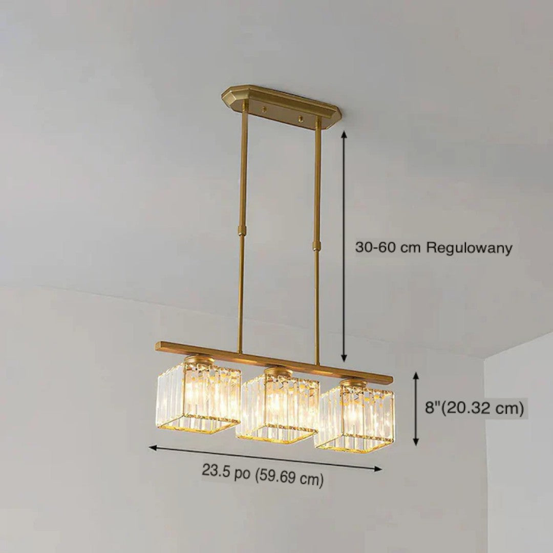 Skandynawska Designerska Lampa Wisząca z Wieloma Źródłami Światła i Długim Szklanym Kloszem – widok produktu 5 | Nuvira Home