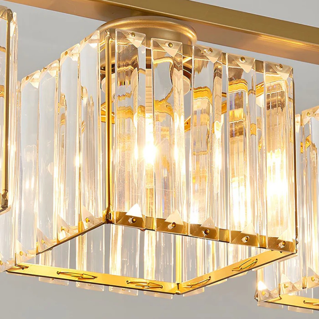 Skandynawska Designerska Lampa Wisząca z Wieloma Źródłami Światła i Długim Szklanym Kloszem – widok produktu 16 | Nuvira Home