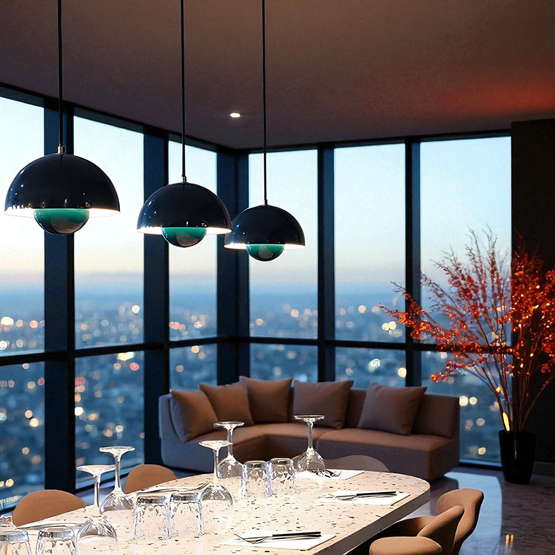 Skandynawska Lampa Wisząca LED – Luksusowy Akcent – widok produktu 1 | Nuvira Home