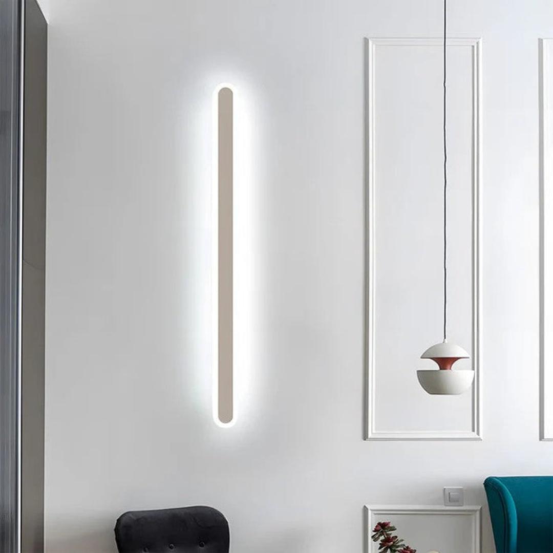 Skandynawska Liniowa Lampa Sufitowa LED – Smukły Design Natynkowy – widok produktu 2 | Nuvira Home