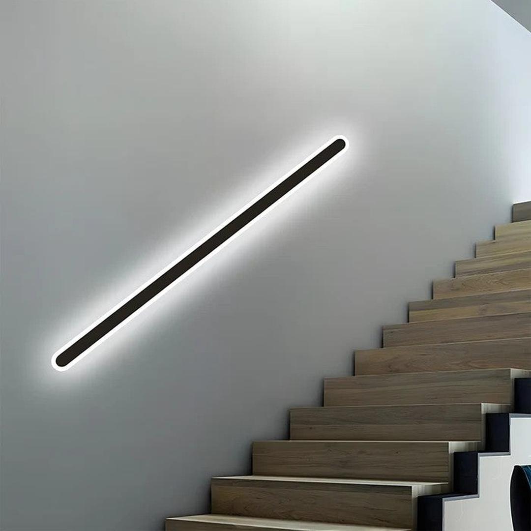 Skandynawska Liniowa Lampa Sufitowa LED – Smukły Design Natynkowy – widok produktu 4 | Nuvira Home