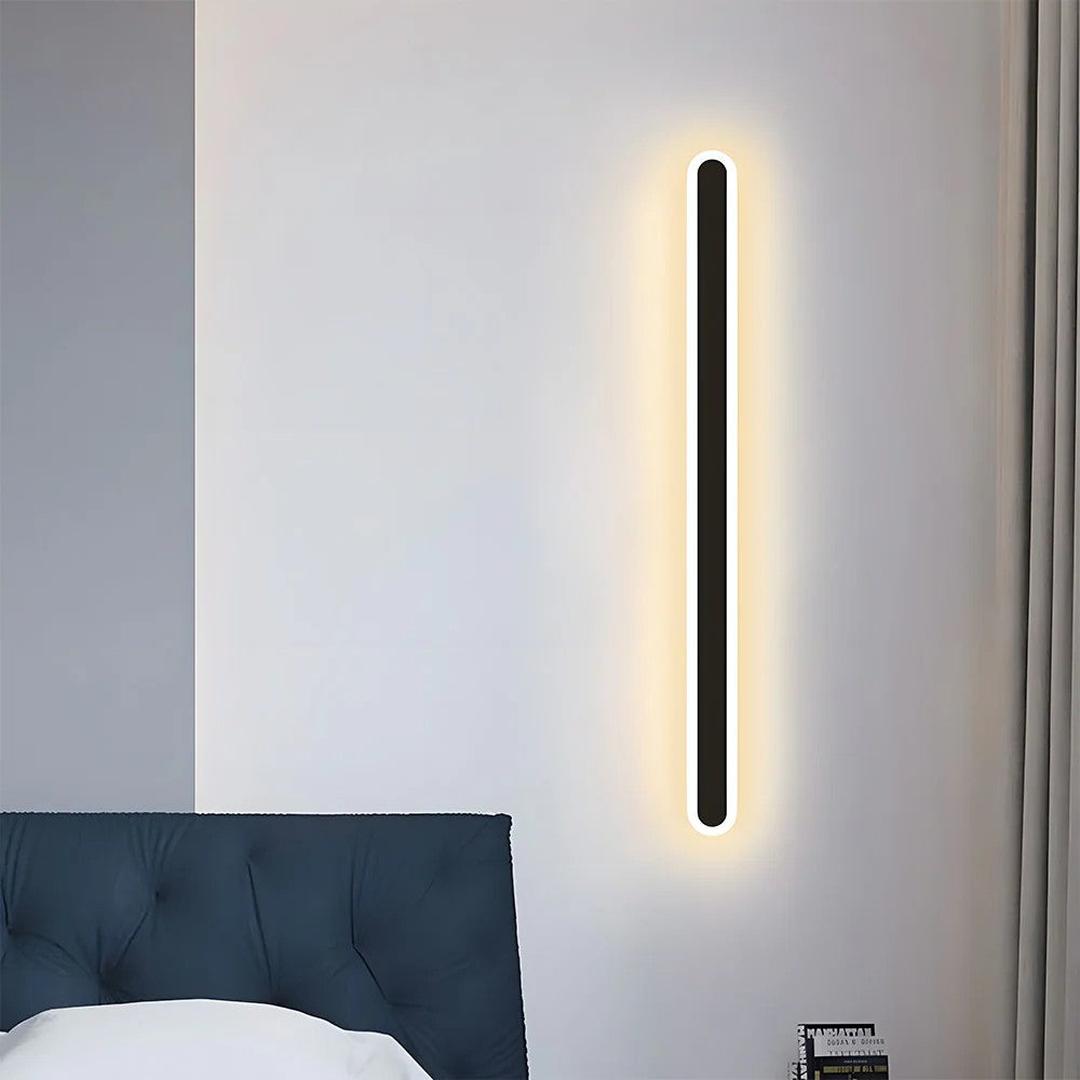 Skandynawska Liniowa Lampa Sufitowa LED – Smukły Design Natynkowy – widok produktu 5 | Nuvira Home