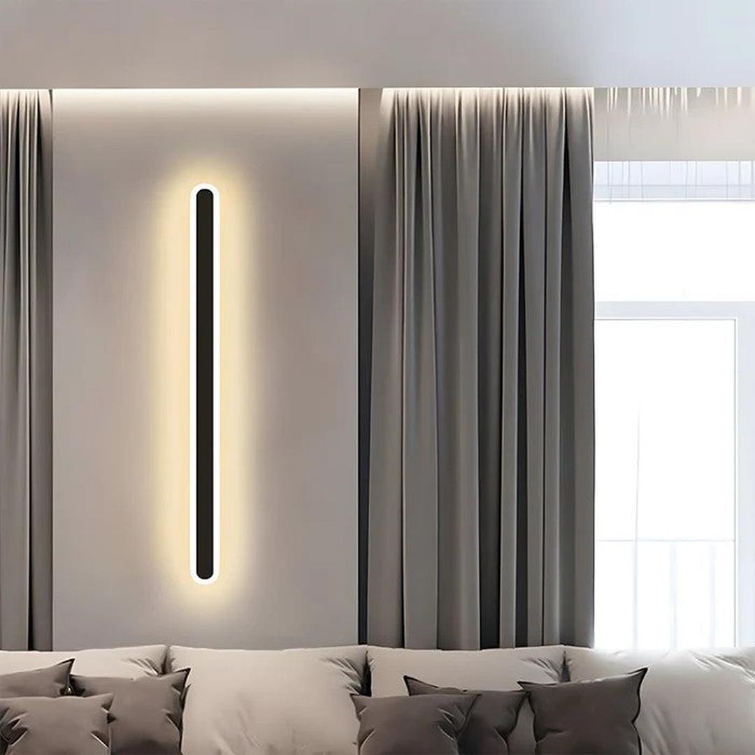 Skandynawska Liniowa Lampa Sufitowa LED – Smukły Design Natynkowy – widok produktu 6 | Nuvira Home