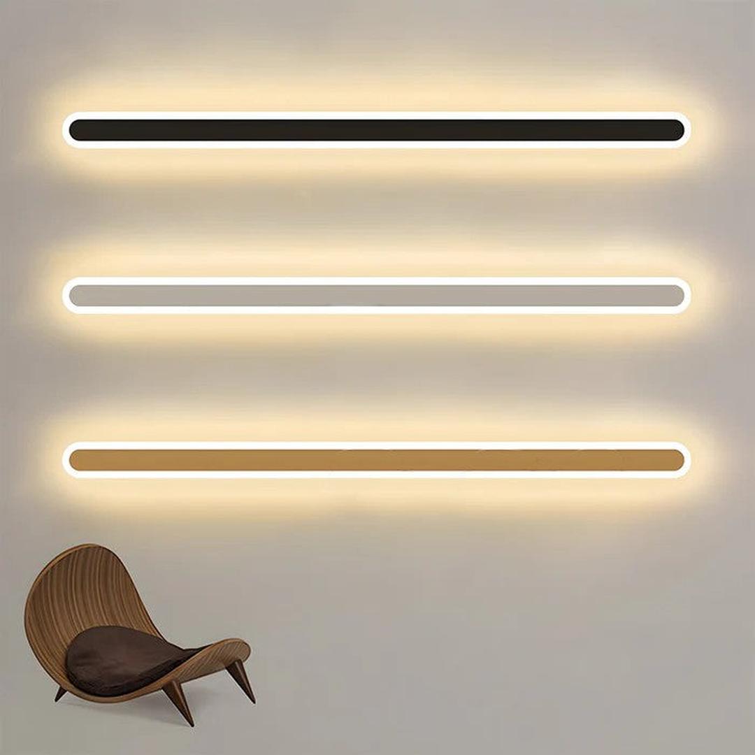 Skandynawska Liniowa Lampa Sufitowa LED – Smukły Design Natynkowy – widok produktu 7 | Nuvira Home