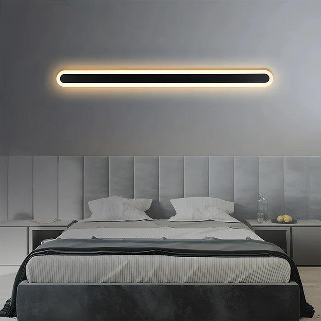 Skandynawska Liniowa Lampa Sufitowa LED – Smukły Design Natynkowy – widok produktu 9 | Nuvira Home