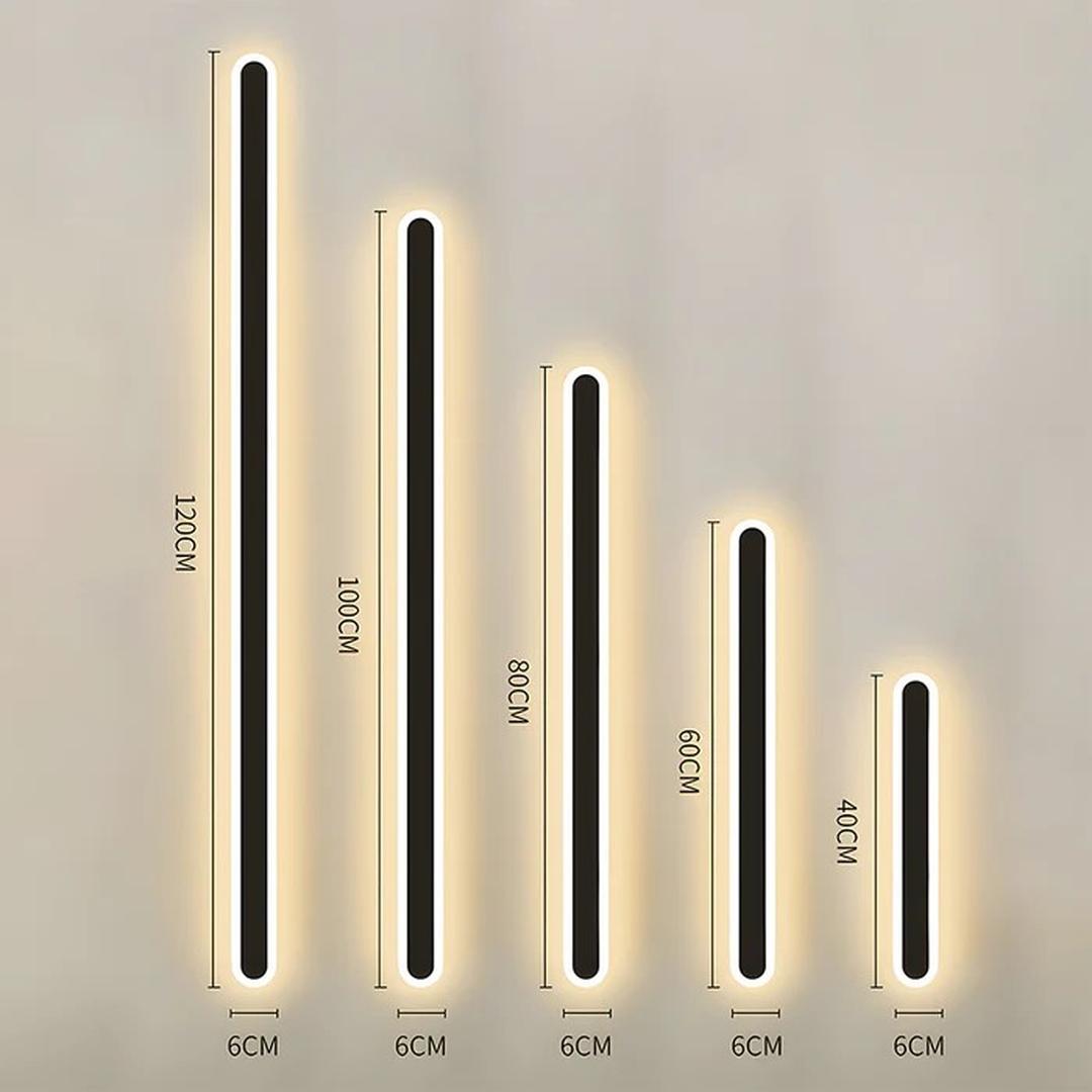 Skandynawska Liniowa Lampa Sufitowa LED – Smukły Design Natynkowy – widok produktu 13 | Nuvira Home