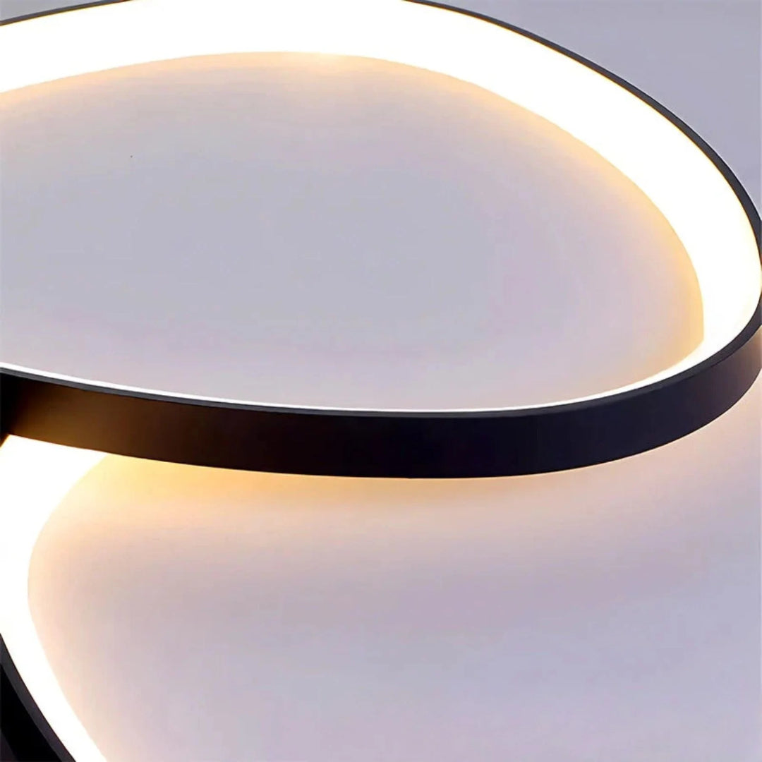 Skandynawska okrągła lampa sufitowa LED – widok produktu 20 | Nuvira Home