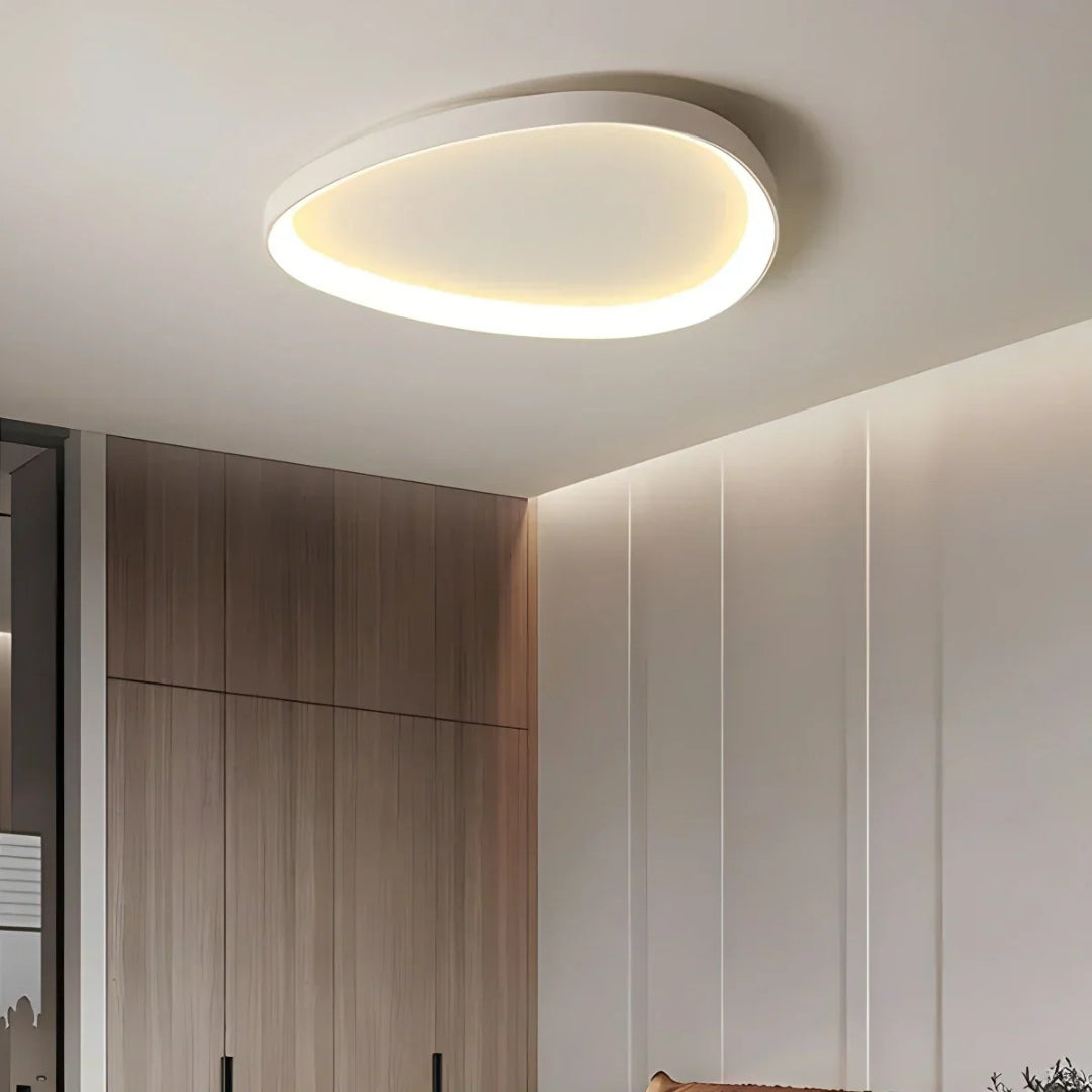 Skandynawska okrągła lampa sufitowa LED – widok produktu 21 | Nuvira Home