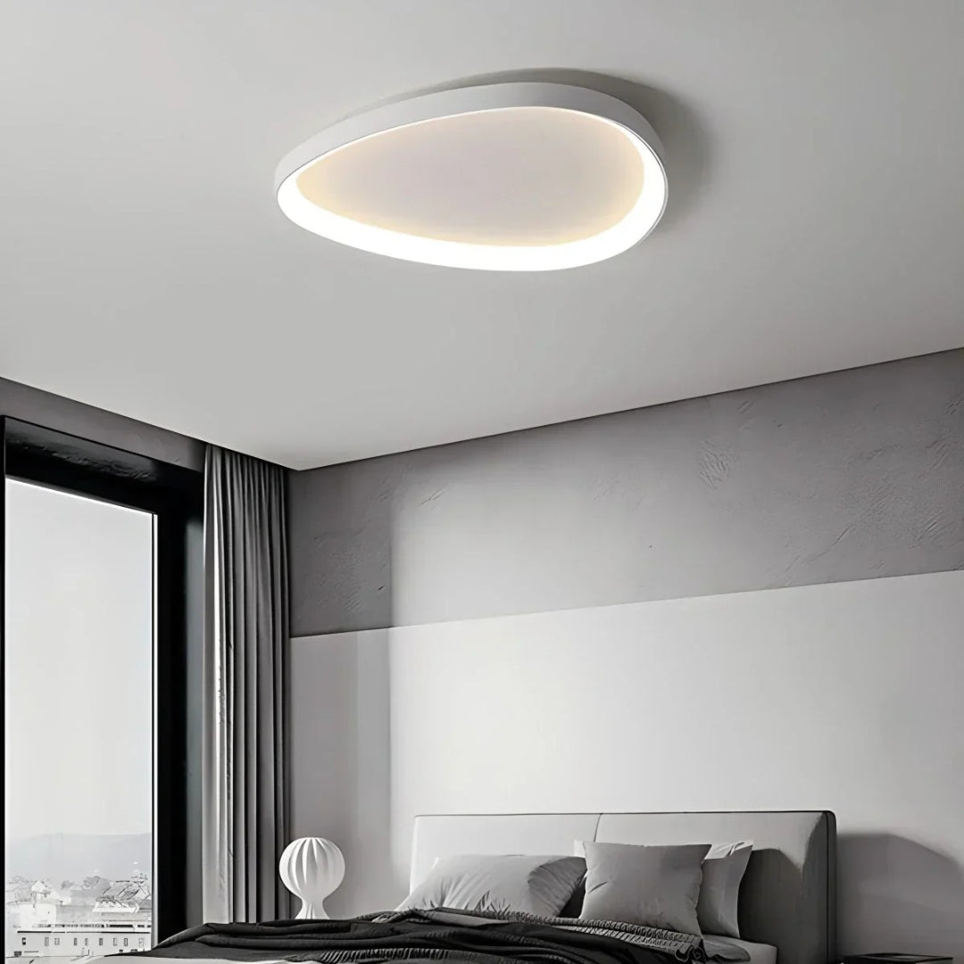 Skandynawska okrągła lampa sufitowa LED – widok produktu 27 | Nuvira Home