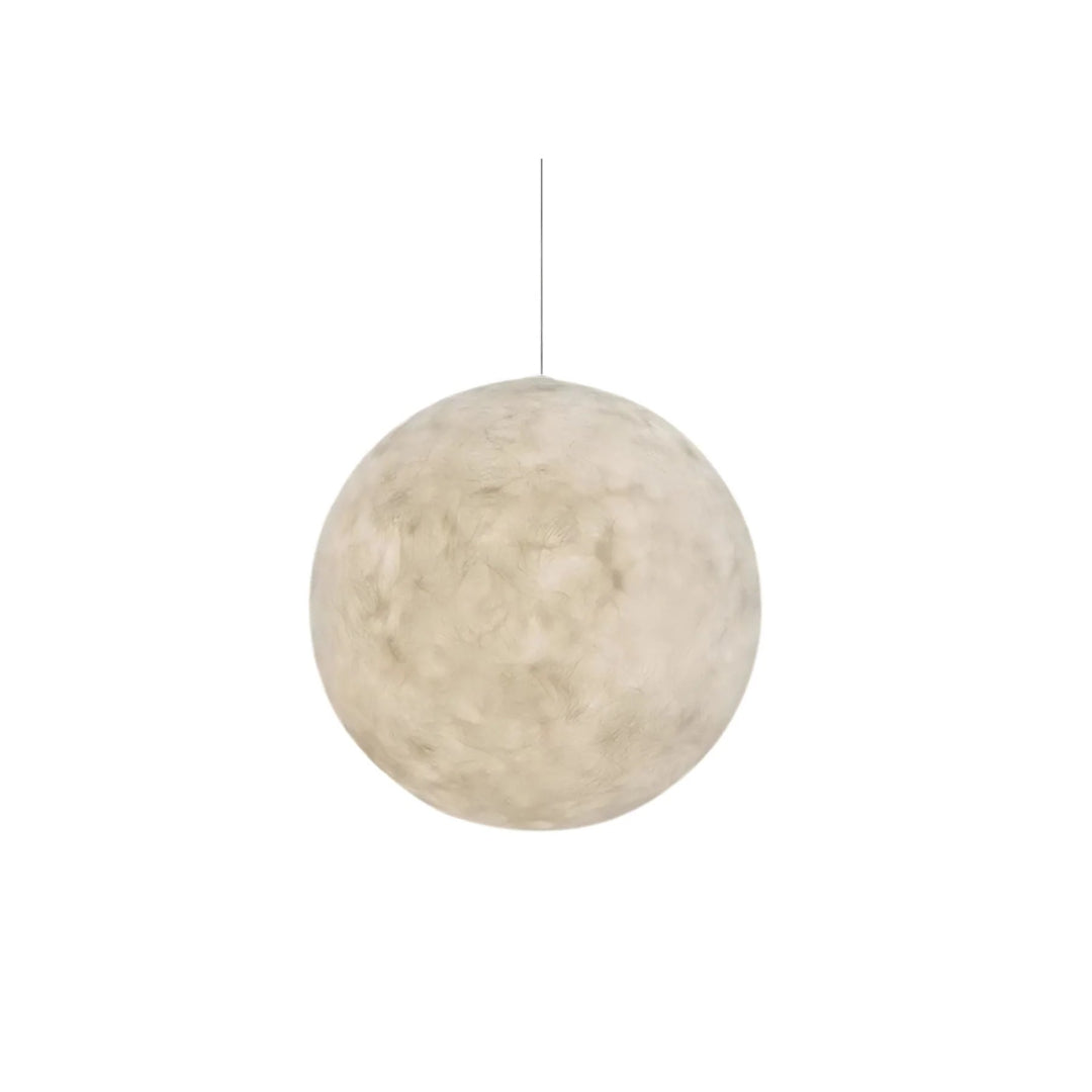 Skandynawska okrągła lampa wisząca Moon – widok produktu 1 | Nuvira Home