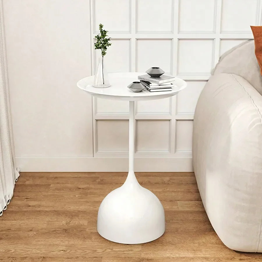 Skandynawski Okrągły Stolik Pomocniczy z Metalu – widok produktu 6 | Nuvira Home